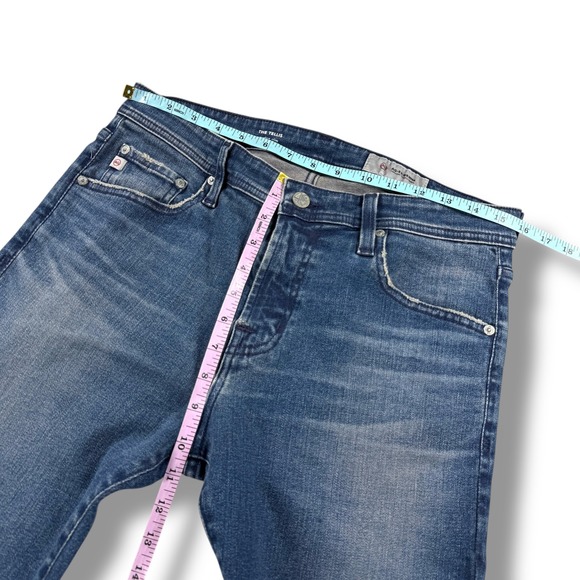 AG Adriano Goldschmied The Tellis Modern Slim Jeans Mens 32x34 Blue Medium Wash - Picture 9 of 10